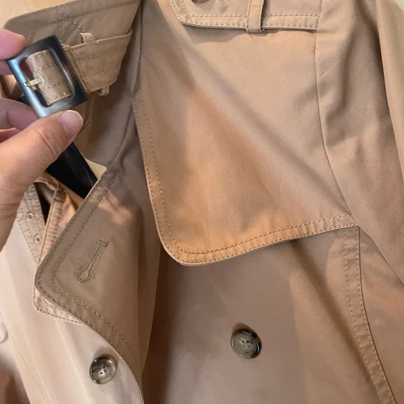 Massimo Dutti Classic Tan Trench Coat,S - Picture 8 of 12